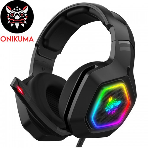 K10 Gaming Headset Gold One Computer